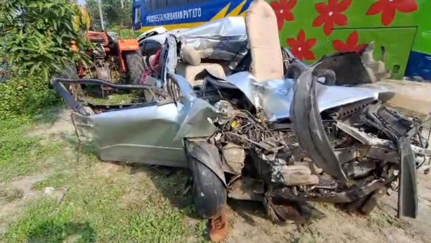 বিমানবন্দর থেকে ফেরার পথে মৃত্যু, বাড়িতে যাওয়া হলো না প্রবাসী আরিফের