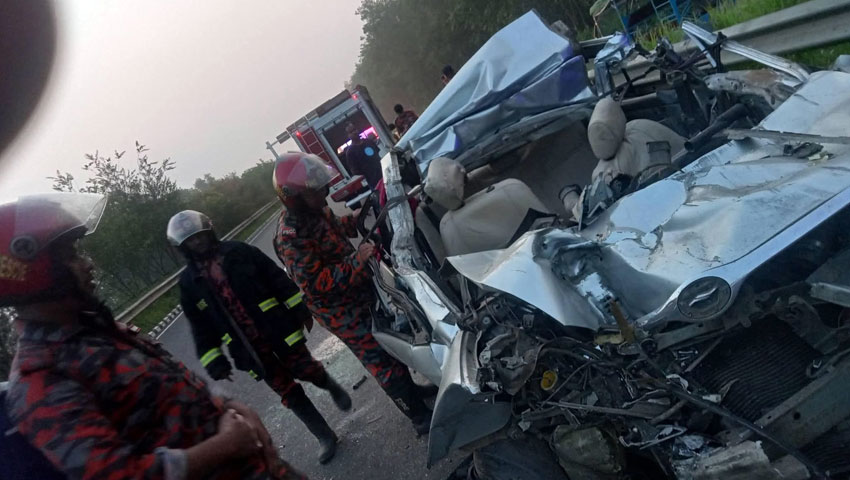 ভাঙ্গা এক্সপ্রেসওয়েতে ভয়াবহ দুর্ঘটনা, একই পরিবারের চারজন নিহত