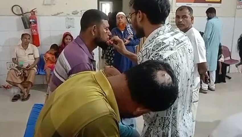 আমতলীতে জমি নিয়ে বিরোধে সংঘর্ষ, আহত ১১