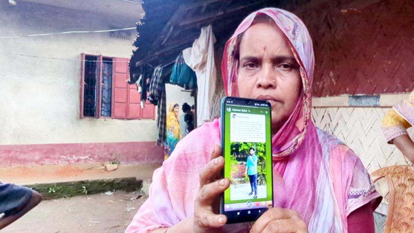 সন্তানের শেষ ফেসবুক পোস্টই এখন মায়ের বুকভাঙা স্মৃতি 