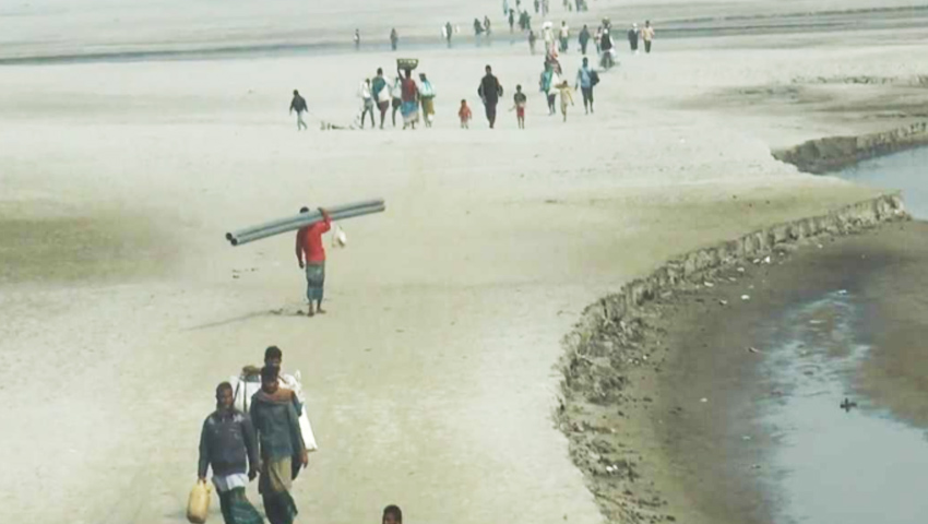 বেড়ার নিচু এলাকা প্লাবিত, তবে চরাঞ্চলে নেই পানি