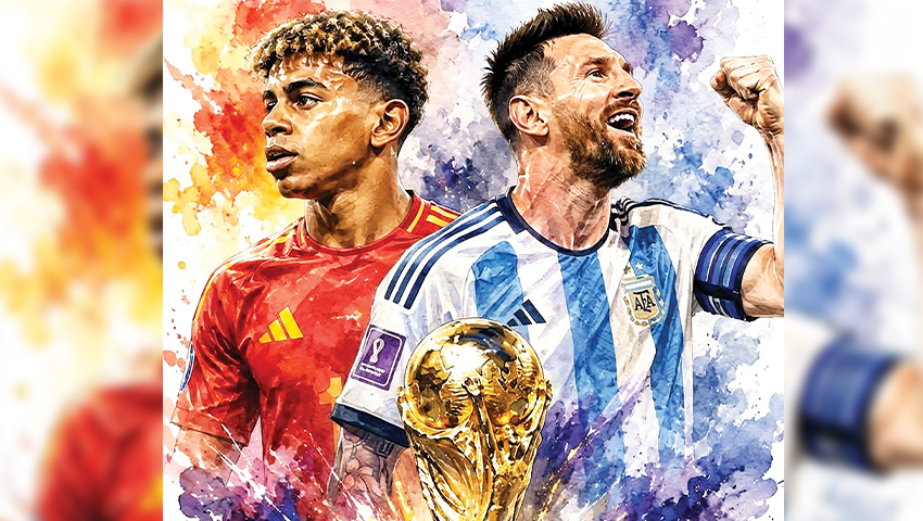 ফাইনালে মুখোমুখি আর্জেন্টিনা-স্পেন