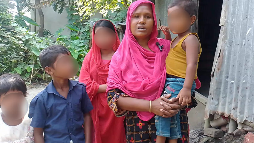 আশ্বাসেই থেমে সরকারি সহায়তা, না খেয়ে দিন কাটছে প্রবাসীর পরিবারের