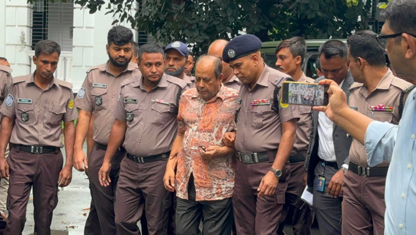 মানবতাবিরোধী অপরাধের মামলায় মোজাফ্ফরকে গ্রেফতার দেখাল ট্রাইব্যুনাল