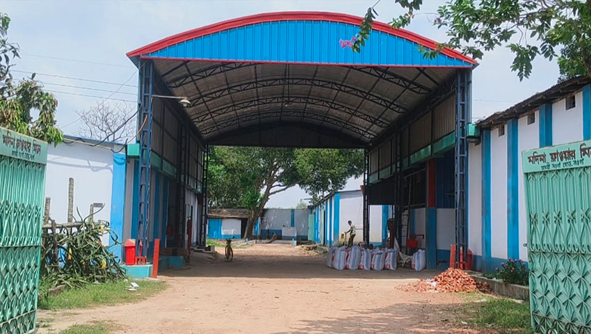 মেসার্স মদিনা ফ্লাওয়ার মিল। ছবি : সময়ের আলো
