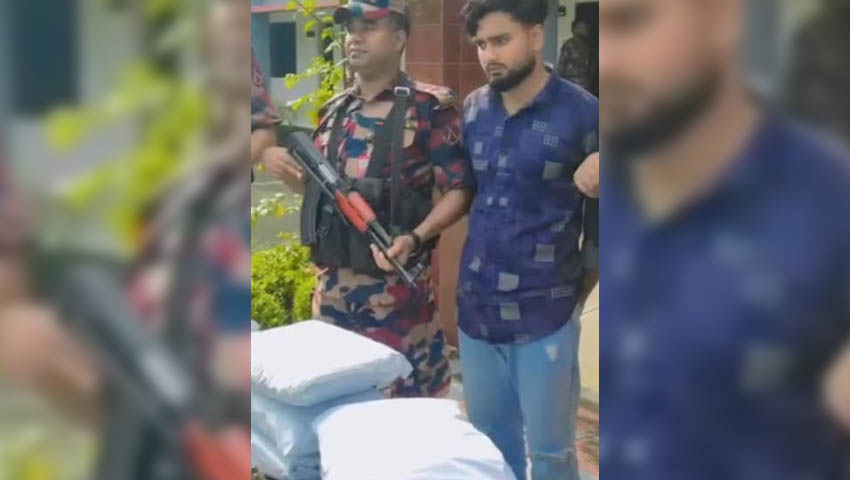 সীমান্তে নতুন মাদক কুশের ৬ কোটির চালান জব্দ, পাচারকারী আটক