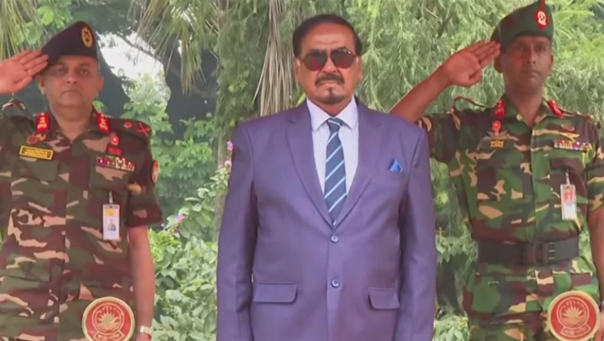 বঙ্গভবনে শেষ অফিস করে বিদায় নিলেন ভারপ্রাপ্ত রাষ্ট্রপতি 