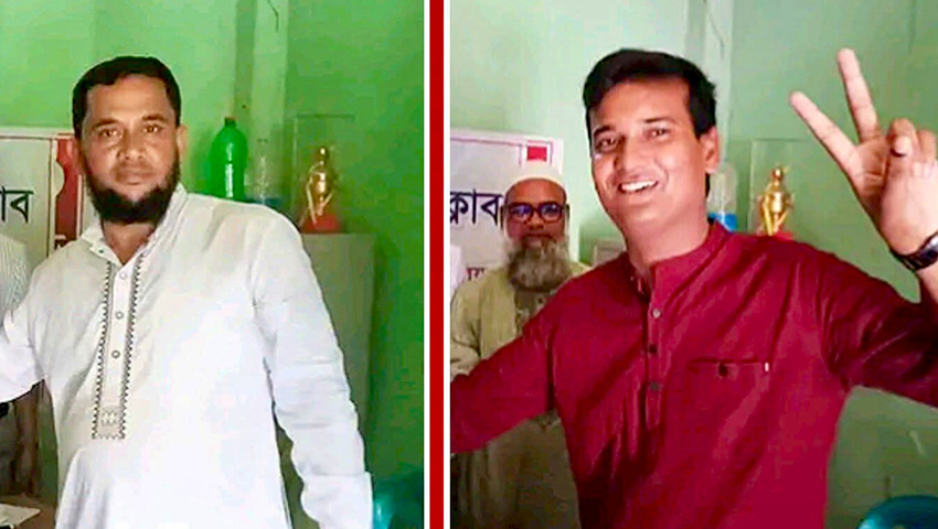 হিলি প্রেসক্লাবের সভাপতি সময়ের আলোর গোলাম রব্বানী, সম্পাদক সোহেল রানা