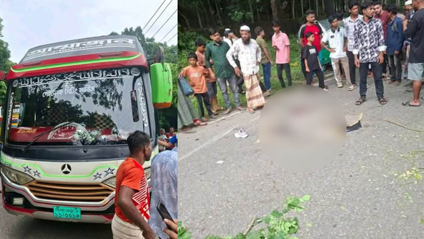 জাফলং যাওয়ার পথে বাসের ধাক্কায় মেয়ে নিহত, গুরুতর আহত মা