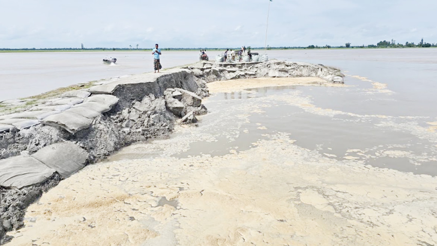 কুড়িগ্রামে অসময়ে তিস্তার ভাঙন, ঝুঁকিতে ২০ হাজার মানুষ