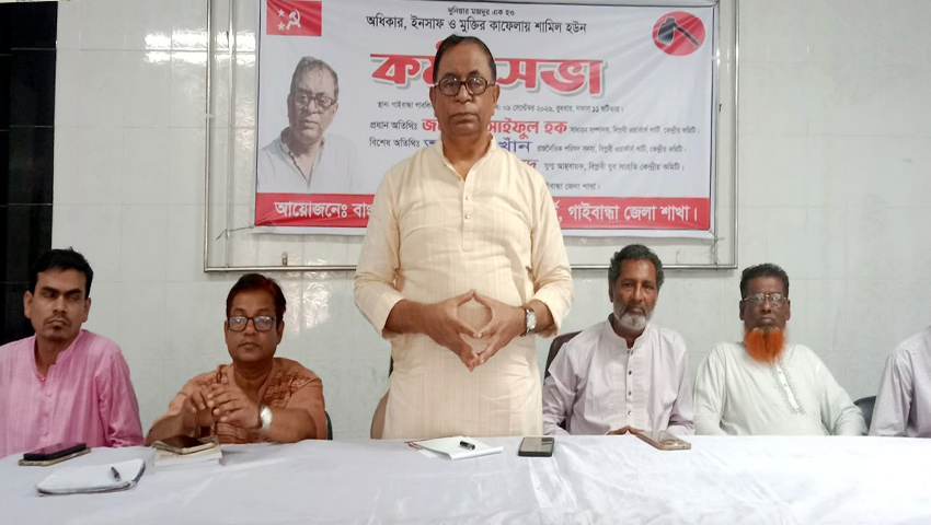 জ্বালানি সংকট সহনীয় পর্যায়ে না আনলে সরকারের অর্জন নষ্ট হবে : সাইফুল হক
