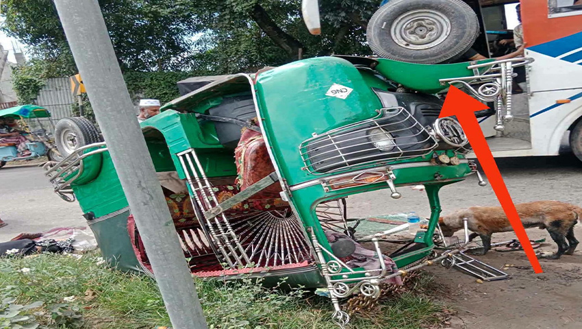 ময়মনসিংহে ট্রাকচাপায় অটোরিকশার দুই যাত্রী নিহত