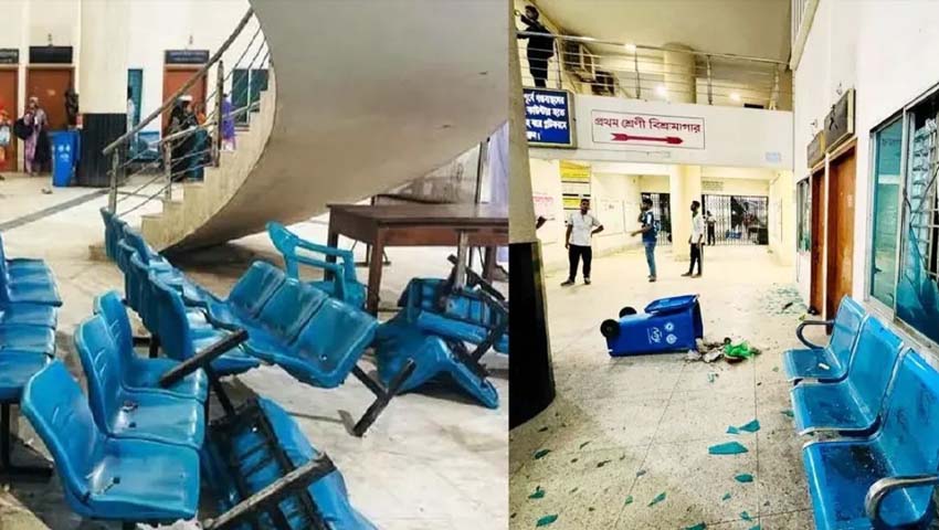 রাজশাহী স্টেশন ভাঙচুরের ঘটনায় তদন্ত কমিটি গঠন