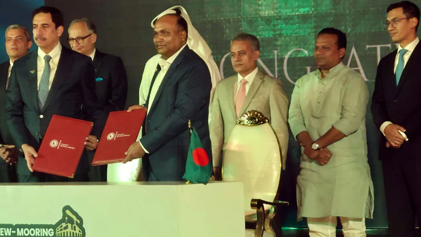 এনসিটি পরিচালনায় ডিপি ওয়ার্ল্ডের সঙ্গে চুক্তি সই 