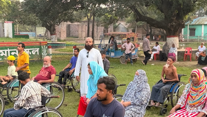 অসহায় মানুষের আশ্রয় নওমুসলিম মুহাম্মদ রাজ