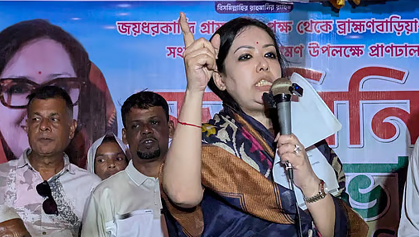 আমার এলাকায় চাঁদাবাজি হলে রাজপথে দাঁড়াব : রুমিন ফারহানা